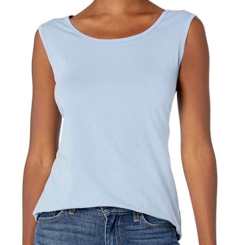 Erika Women's Tank Sleeveless Blue Size Plus size 2XL NWT